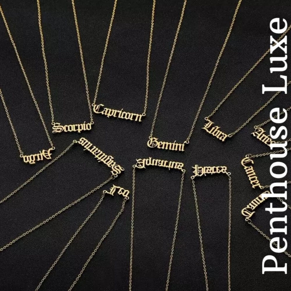 FINAL RESTOCK!! Zodiac Sign Necklace - Picture 2 of 6